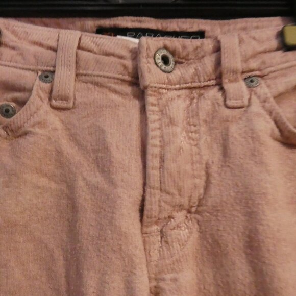 PARASUCO - Ergonomic Jeans | size 26 x 32 | Stylish Soft Pink Straight-Leg Pants - Picture 4 of 16